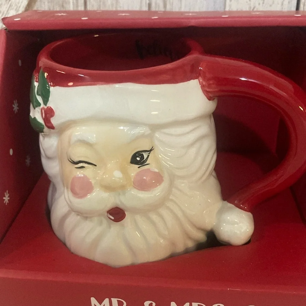 Lang Mr. & Mrs. Santa Mug Set
